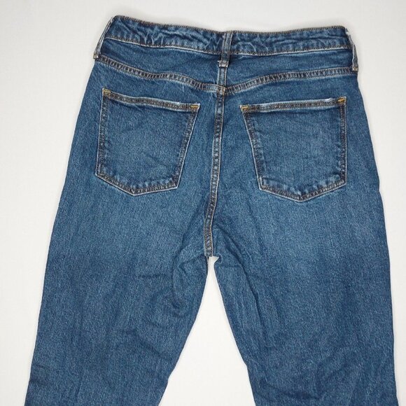 Universal Thread Womens Jeans 6/28R High Rise Slim Straight Distressed Denim - Picture 13 of 16